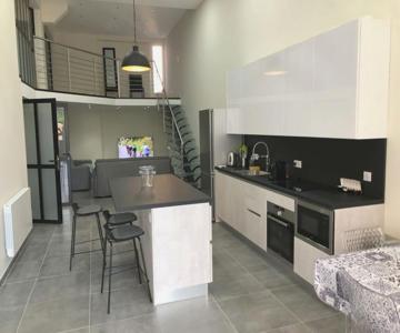 Grand Loft Chic Et Moderne, Déco Industrielle