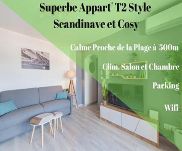 Apartment T2 Confort - Calme - Proche Plage