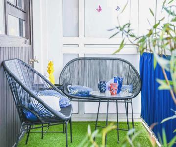 Grand appartement avec balcon et parking