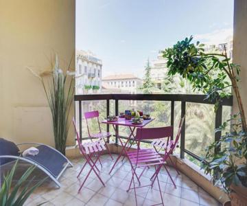 Grand H -f2, Face Vieux- Nice, Terrasse, Ascenseur, Climatisation, Terrace - Nice City Center