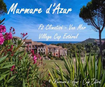 Cap Esterel-murmure D'azur-appartement F2 Vue Mer-grande Terrasse-parking
