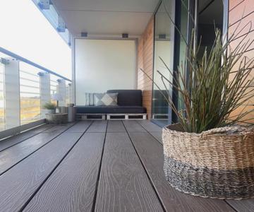 Stunning city centre flat with a terrace