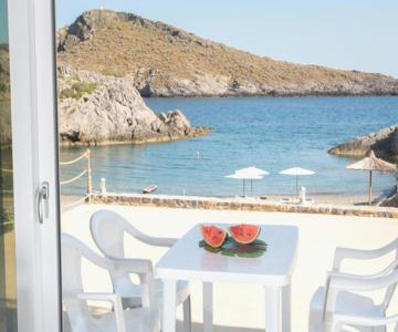 Beachfront Studio Kyma East ~ Crete's Hidden Gem