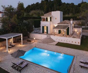 Beachfront Villa Victoras - With Private Beach