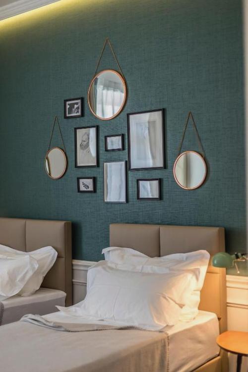Evala luxury rooms with pool and garden