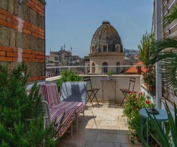 Naples from top terrace apartment