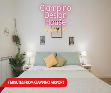 Casa Design Con A/c E Wifi_[7 Minuti Ciampino Aeroporto]