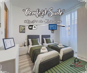 Comfort Suite - Airport 5min - Ac - Smart Tv