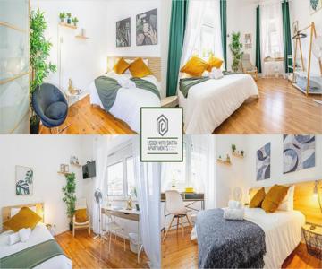 April Square By Lisbon With Sintra