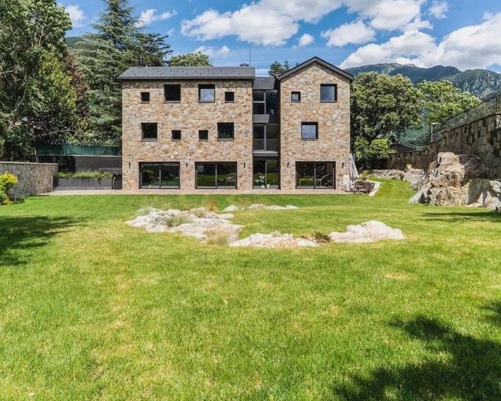 Historic French Embassy Gardens Chalet in Andorra l by BonesVacances