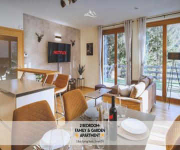 ALPSTAY Platzhirsch - Modern 2-Bedroom Family Apartment with Garden