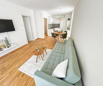 Zentrales Business Apartment mit Schlafzimmer