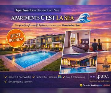 Apartments C'EST LA SEA - Whirlpool-Suite oder Dachterrassen-Suite - Pets welcome