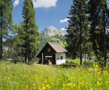 Gemütliche Berghütte in den Alpen
