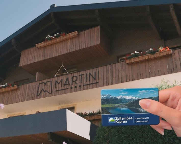 Hotel Martini Kaprun including free parking and Zell am See-Kaprun summer card