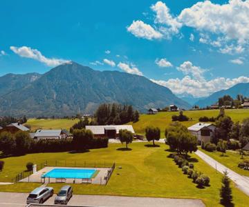 GAMSBLICK - Traumhaftes Bergpanorama, Parkplatz & Pool