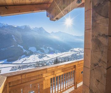 Chalet Obenland Panorama Aussicht Kitzbühler Alpen