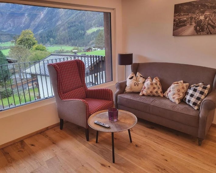 Apartment in Neukirchen with a balcony