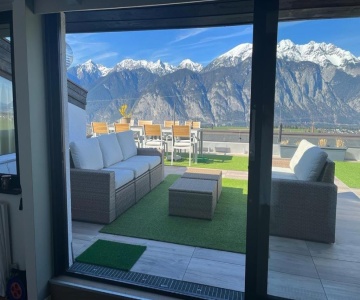 Penthouse Axams Spectacular Views And Large Terrace