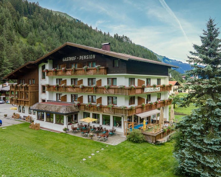 Gasthof Schwarzer Adler in Hägerau-Steeg Naturpark Lechtal