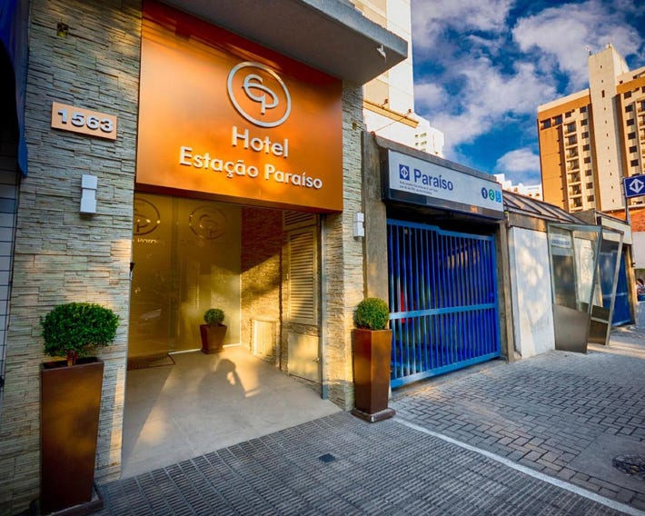 Hotel Estação Paraíso - ao lado do Metrô Paraíso e 600m da Av Paulista