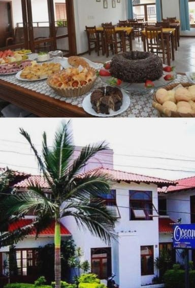 Oceano Pousada - Buffet de café da manhã e serviço de quarto diário