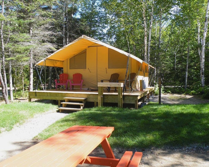 Les Prets A Camper Du Camping Tadoussac