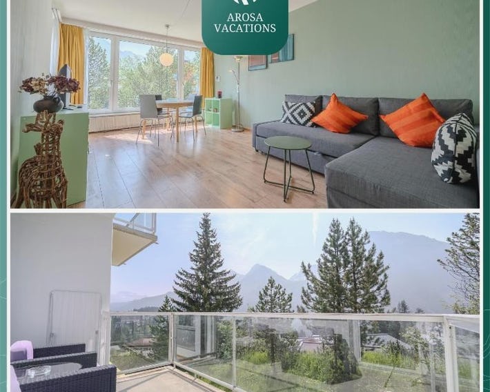 Viktoria A12 by Arosa Vacations, Renoviertes App mit Bergblick im Zentrum