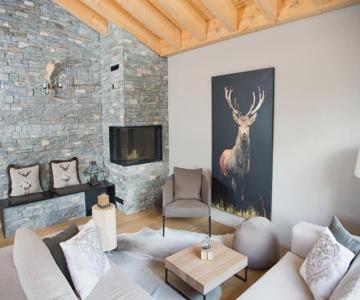 Alpine chic apartment at Rothorn cable car