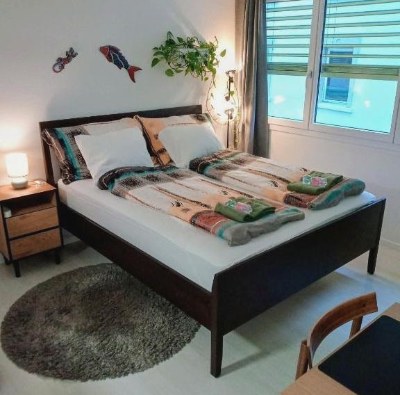 Central 4, pretty two room apartment, free bus, city tax included