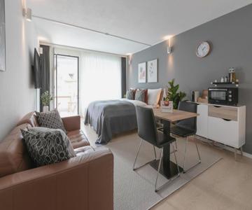 Spirit Apartments - Studio #3 - Balkon - Parkplatz