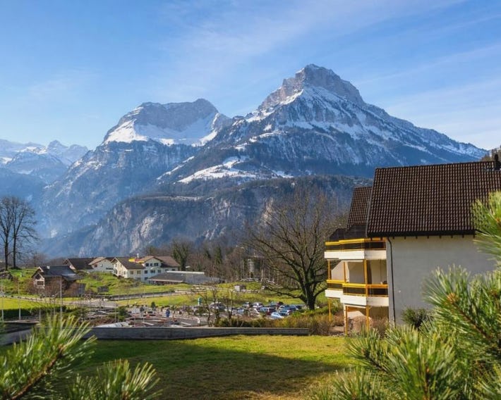 Privates Bergblick-Studio mit Wellness bei Swiss Holiday Park