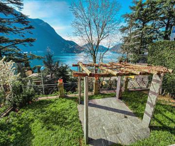 La Castignola con vista lago di Lugano e giardino condiviso