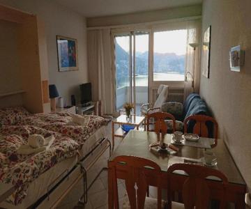 FLAT WITH AMAZING VIEW OVER THE GULF OF LUGANO