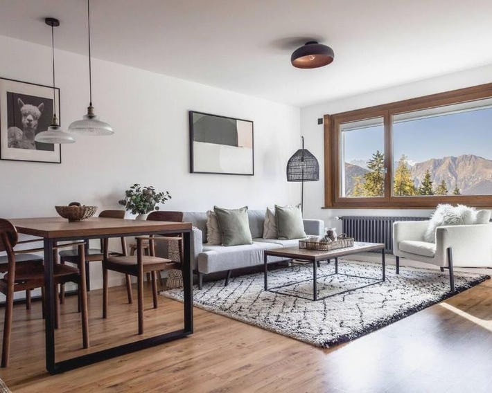 La Ruinette - Modern 1 bed, 3 mins from cable car