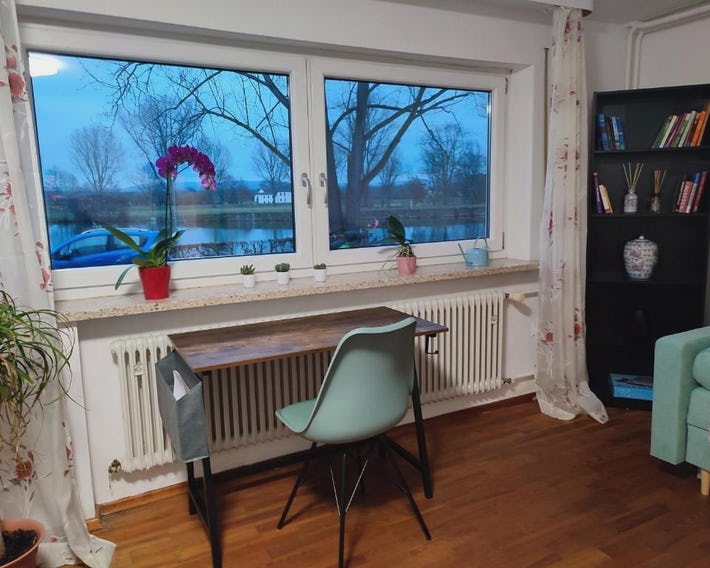 Gemütliche zwei-Zimmer-Wohnung am Regnitzufer
