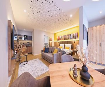 XZLLENZ Traum Studio-Apartment, Frei-Parken, U-Bahn, Küche