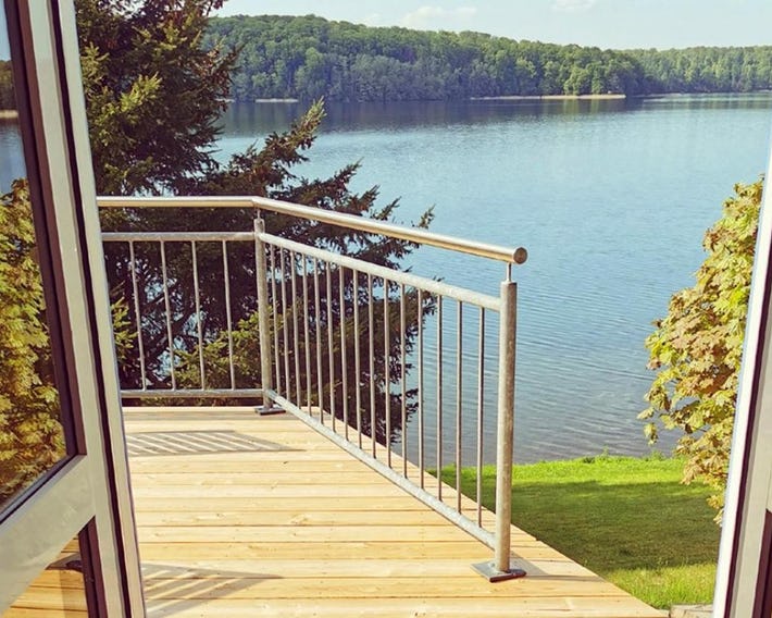 Ferienhaus See Wald Meer Am Pinnower See Bei Schwerin