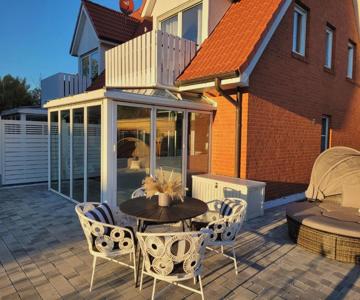 Sonneninsel & Ankerplatz Wiek mit eigener Sauna