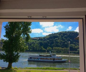 Haus Am Ufer Mit Rheinpanoramablick