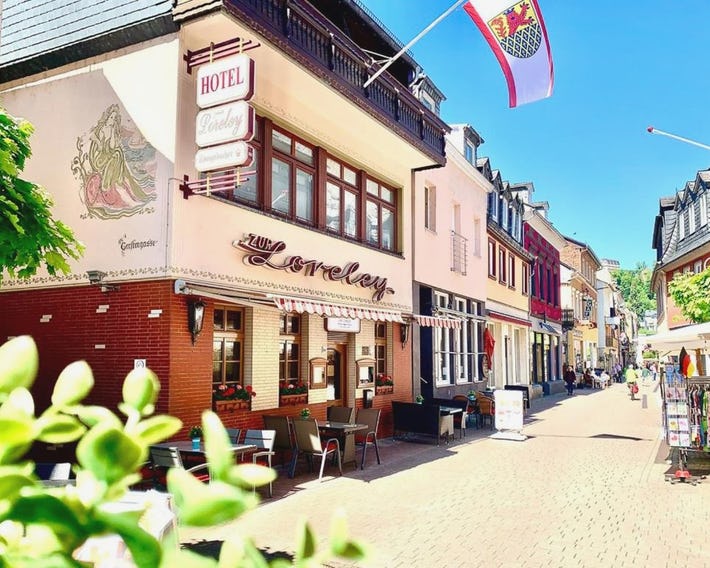 Hotel zur Loreley Garni Mit grosem Fahrradraum