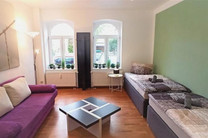 Apartment für bis zu 6 Personen mit Balkon
