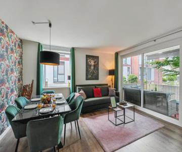 ARCHIPEL - Balkon - nahe Hamburg - Lounge - Smart TV - Parking