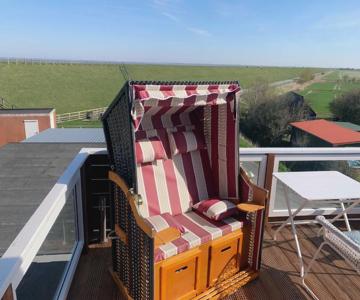 Unser Haus Am Deich - Wohnung Meerblick