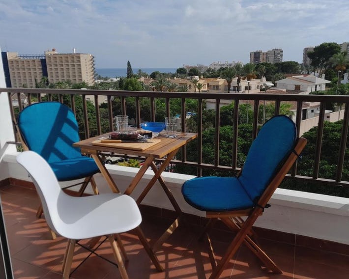 apartamento vista al mar piscina playa 3 min