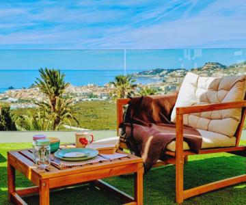 Casa Papaya - Terraza Panorámica con vistas al mar y montaña