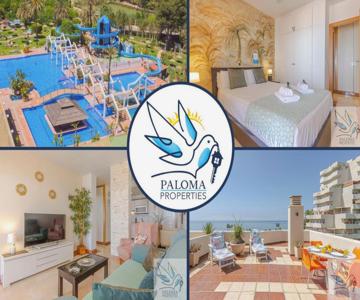Benal Beach deluxe apartment with panoramic sea views