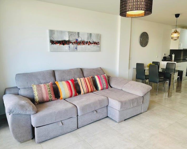 2-bedroom-apartment with a terrace, pool, gym