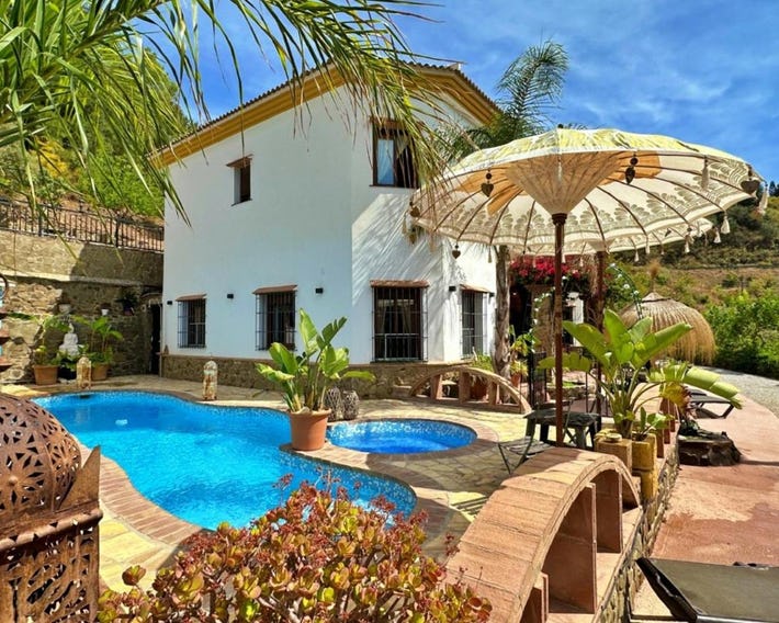 Villa Malaga con Jacuzzi Piscina vallada Barbacoa By AndaraHolidays