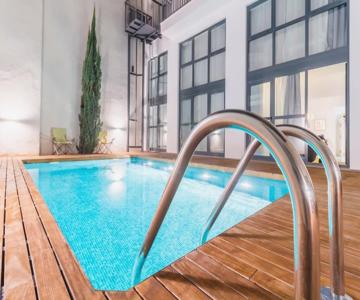Monkeys Apartments Pool Guadalquivir